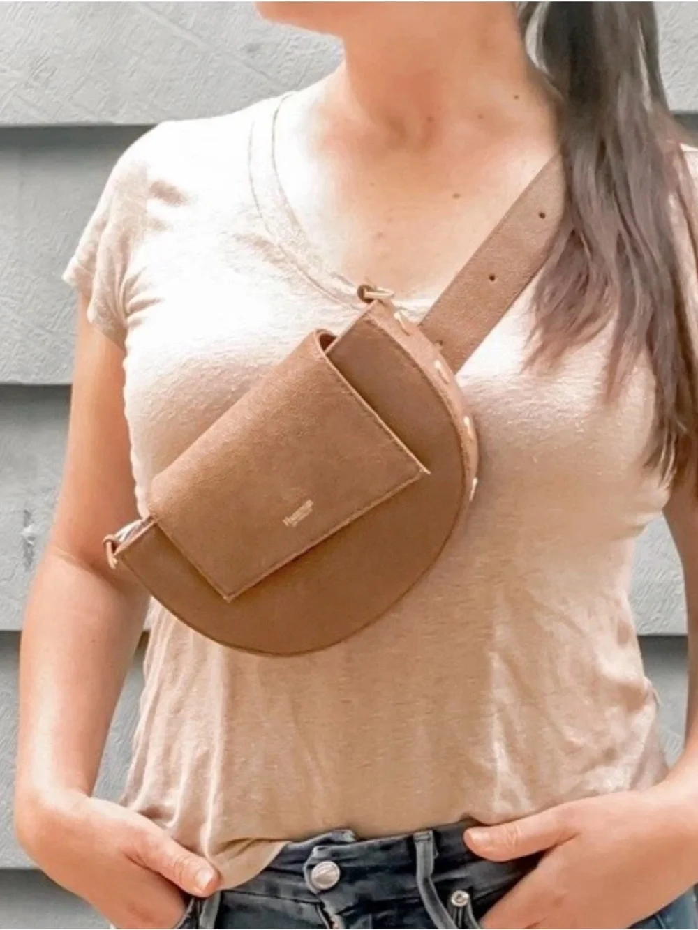 Hammitt Neil Pine Cone Crossbody belt bag NWT